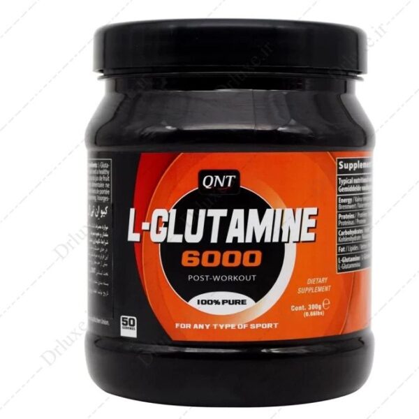 ال گلوتامین ۶۰۰۰ کیو ان تی 300 گرمی | QNT L GLUTAMINE 6000