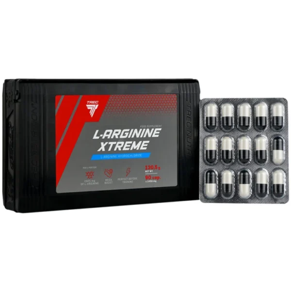 کپسول ال آرژنین اکستریم ترک نوتریشن 60 عددی برای افزایش پمپاژ خون و عملکرد عضلات