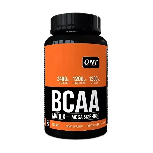 قرص BCAA QNT بسته ۱۰۰ عددی – مکمل آمینواسید شاخه‌دار